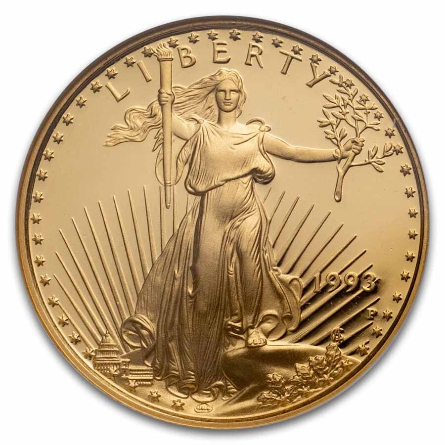 1993-P 1/4 oz Proof American Gold Eagle PF-70 NGC