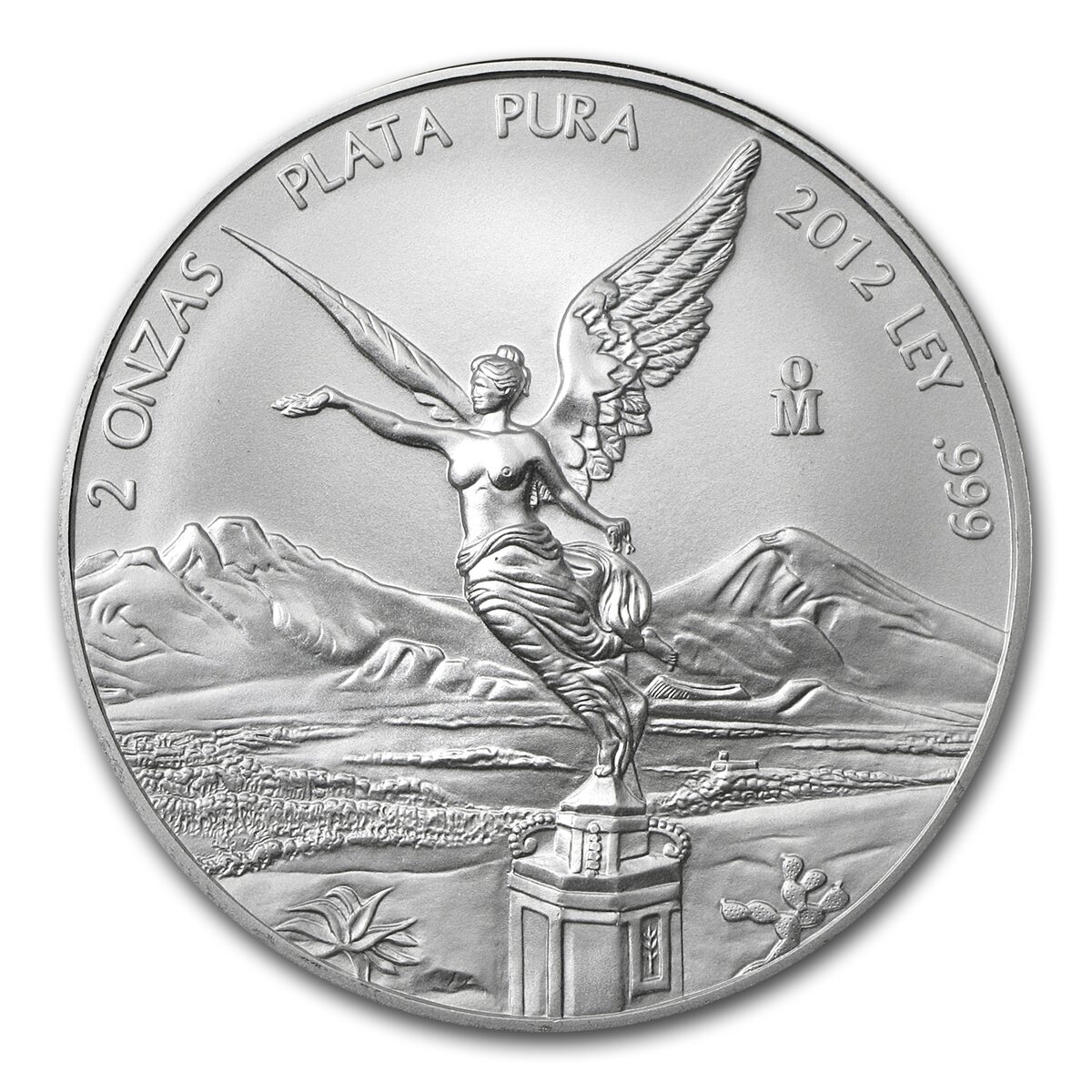 2012 Mexico 2 oz Silver Libertad BU