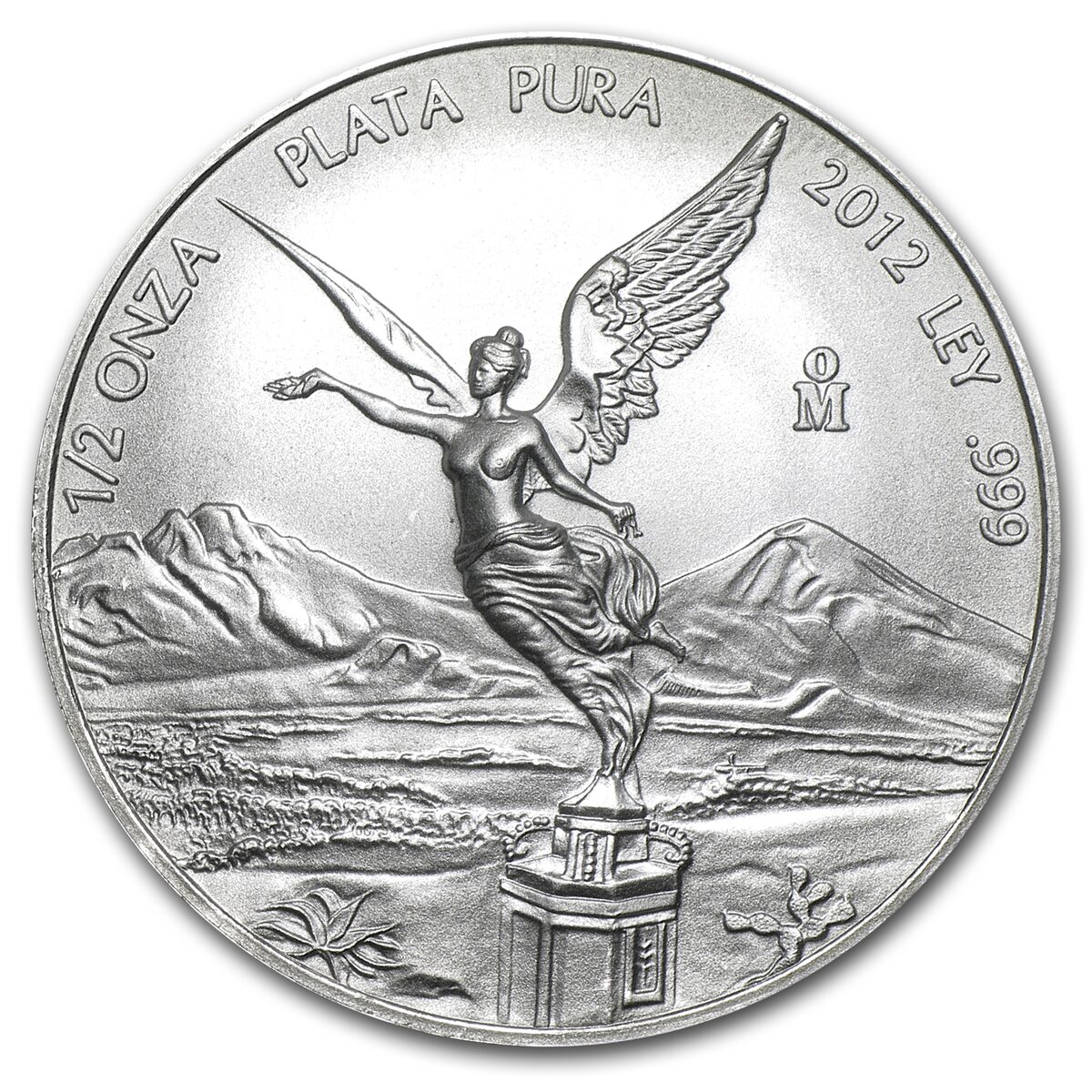 2012 Mexico 1/2 oz Silver Libertad BU