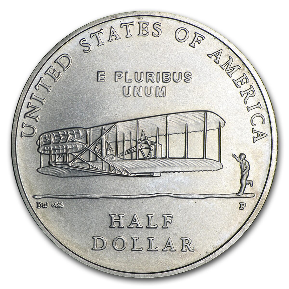 2003-P 1st Flight Cent'nial 1/2 Dollar Clad Commem BU (Box & COA)
