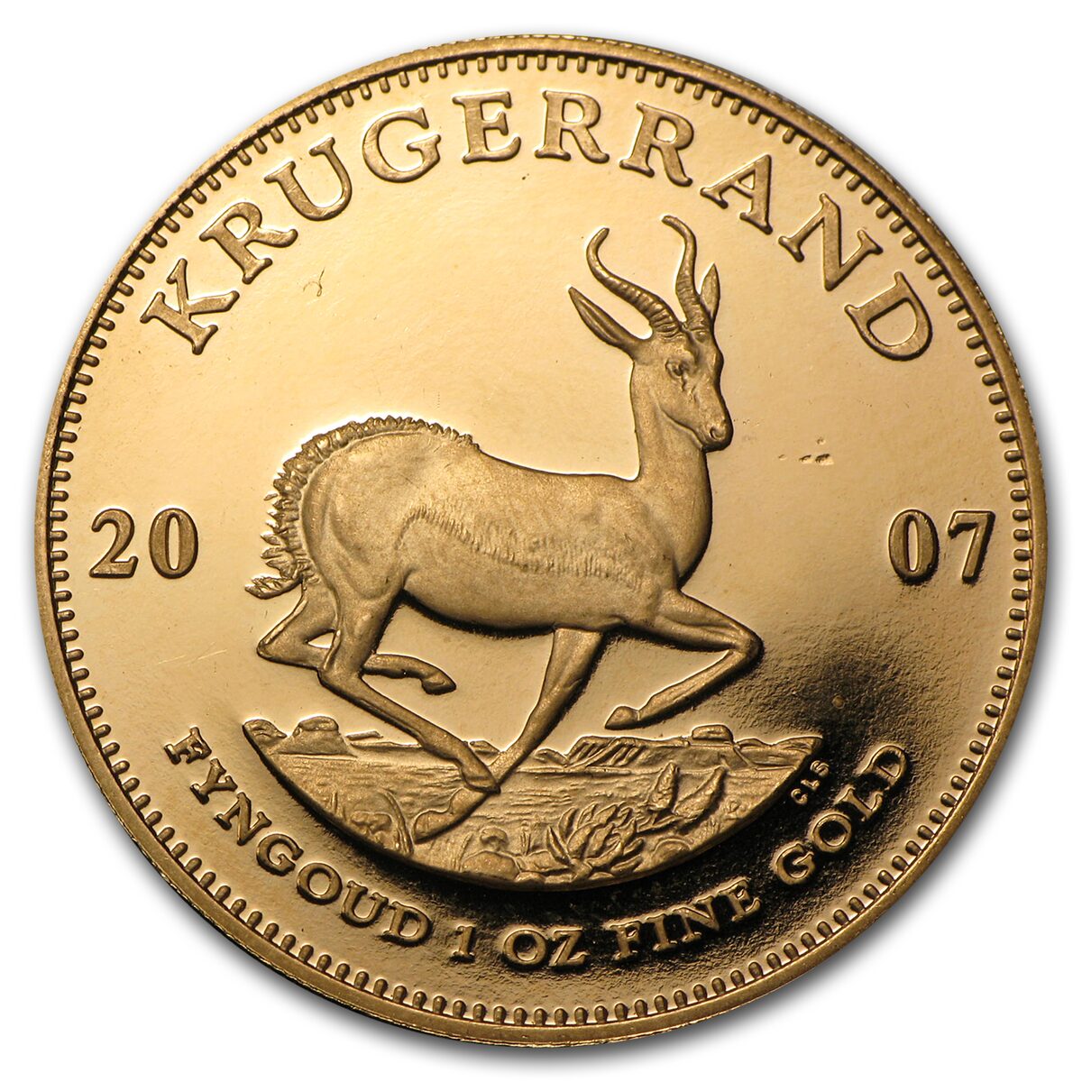 2007 South Africa 1 oz Proof Gold Krugerrand