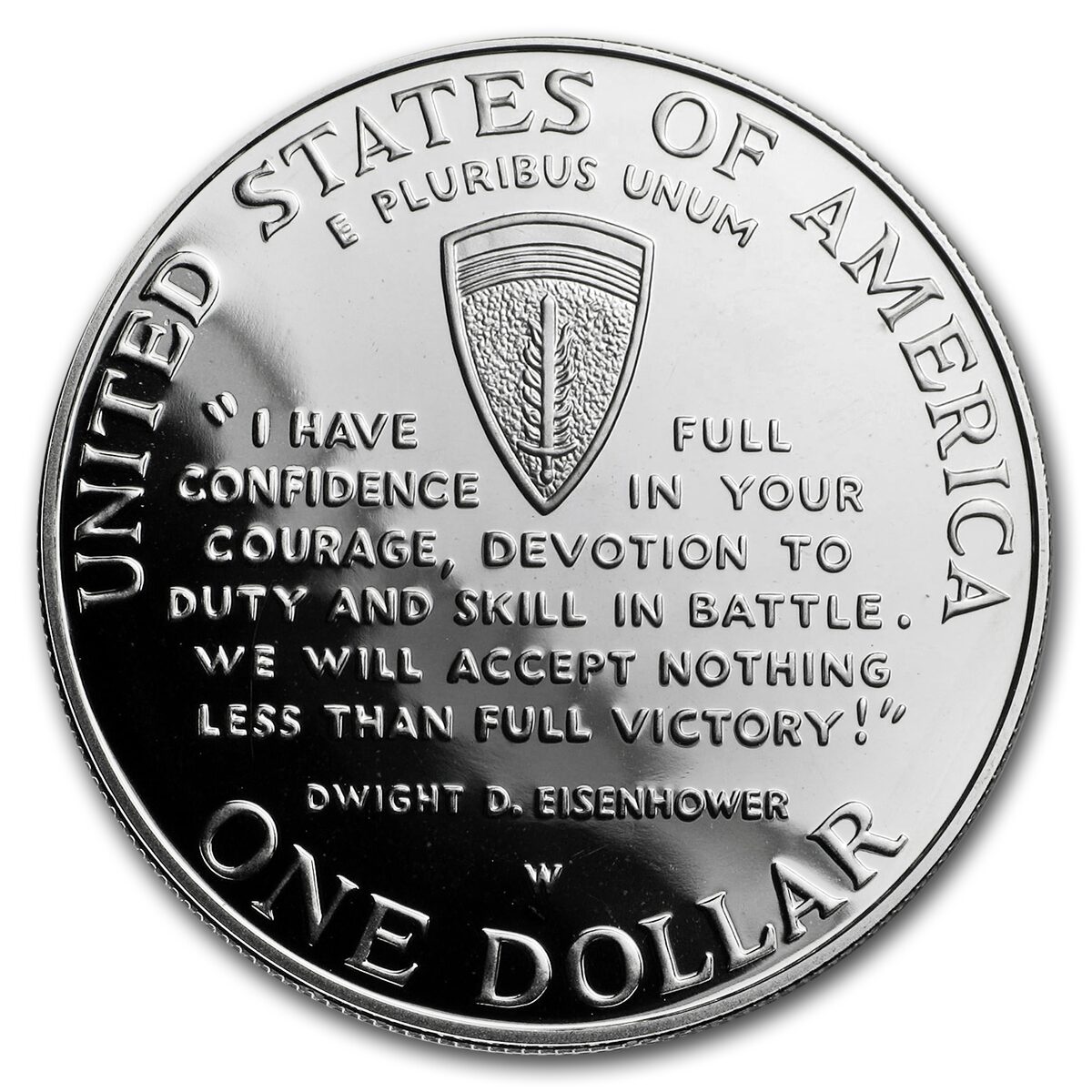 1993-W World War II $1 Silver Commem Proof (w/Box & COA)