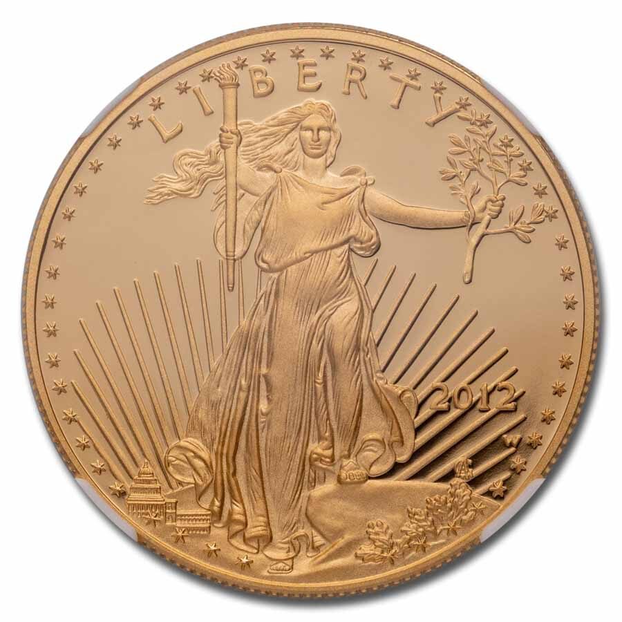 2012-W 1 oz Proof American Gold Eagle PF-70 UCAM NGC