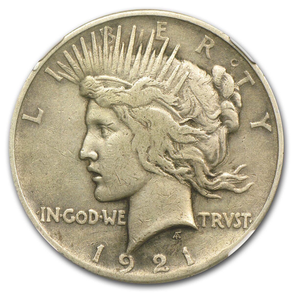 1921 High-Relief Peace Dollar VF-35 NGC