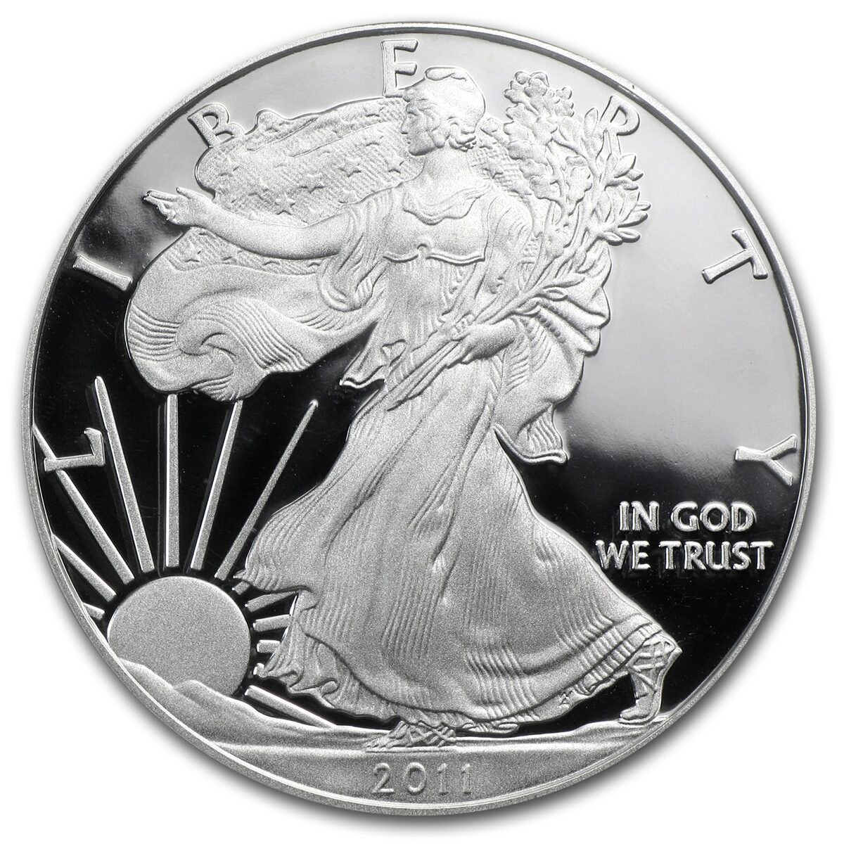 2011-W Proof Silver Eagle PR-70 PCGS (FS, 25th Anniv, Mercanti)