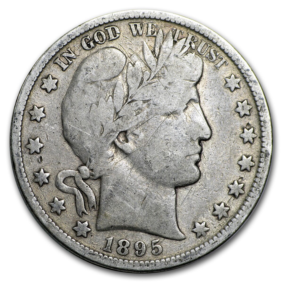 1895 Barber Half Dollar VG