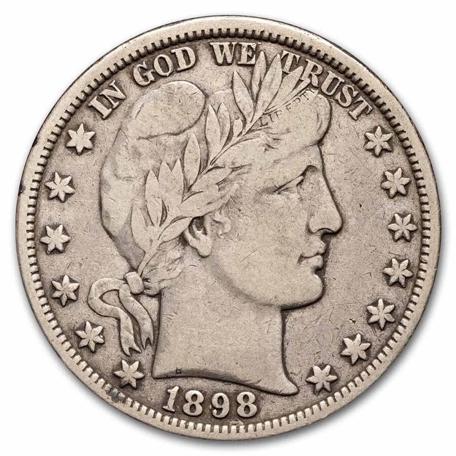1898-O Barber Half Dollar VF
