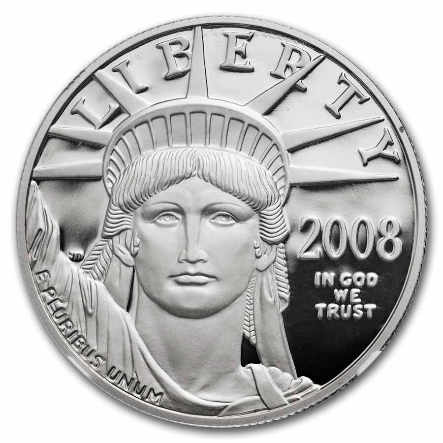 2008-W 1 oz Proof American Platinum Eagle PF-70 NGC