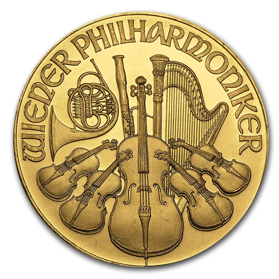 1989 Austria 1 oz Gold Philharmonic BU