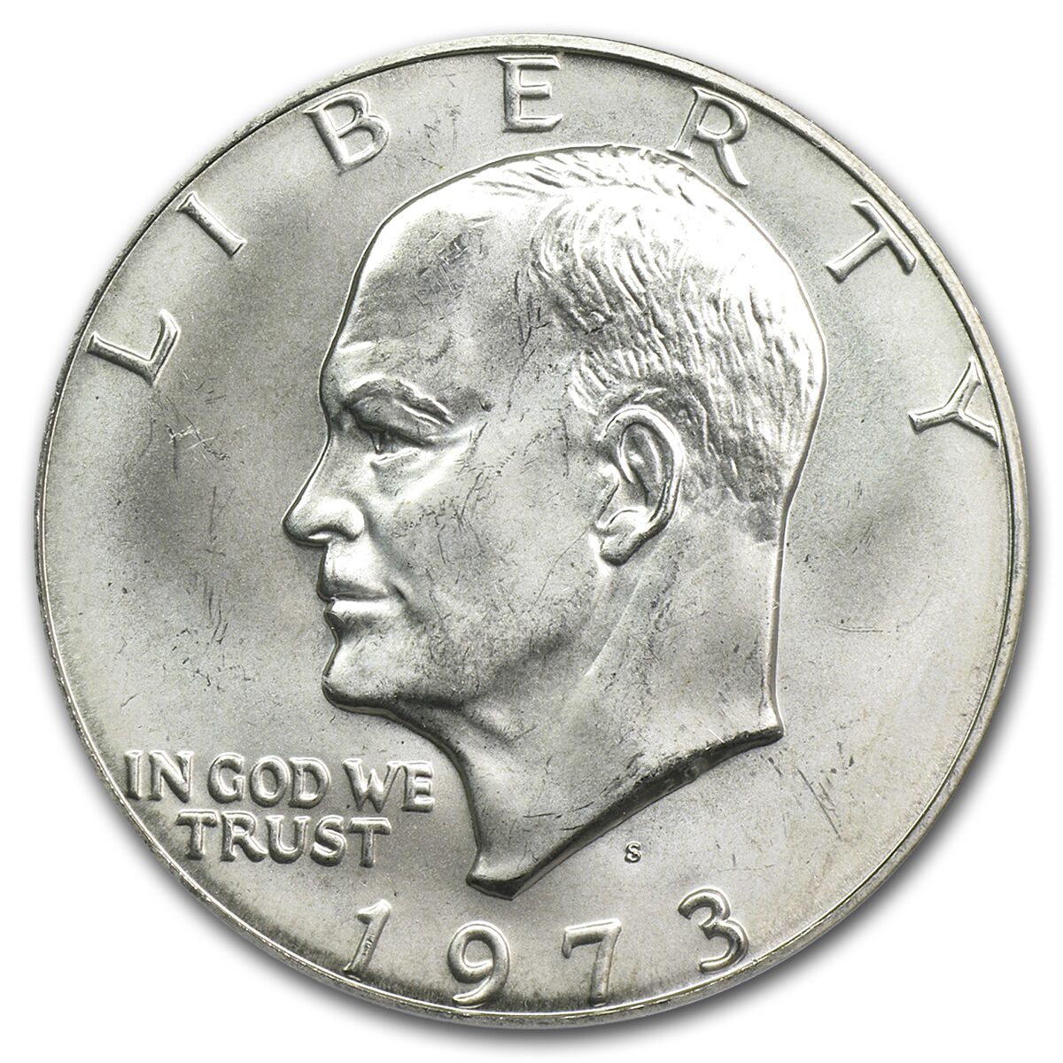 1971-1976 40% Silver Eisenhower Dollar MS-66 PCGS (Random Year)