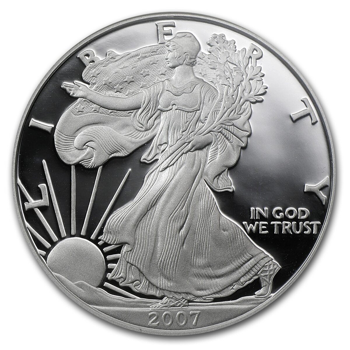 2007-W Proof American Silver Eagle PF-69 NGC (ER)