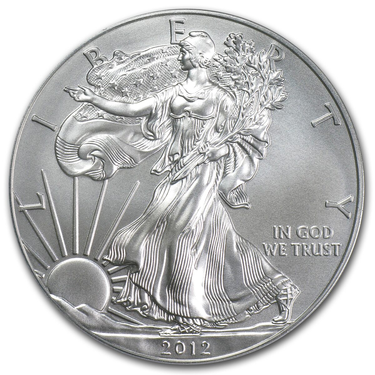 2012-W Burnished Silver Eagle MS-70 PCGS (FS, Mercanti)