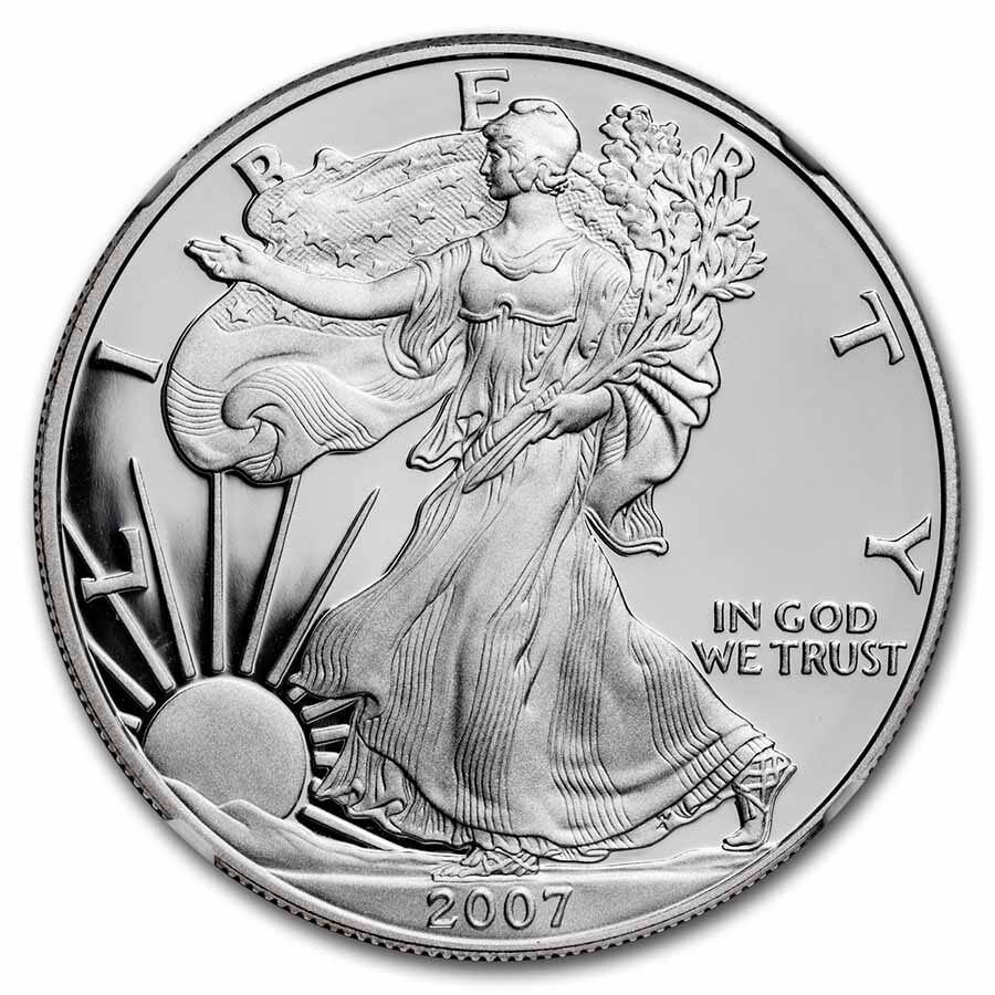 2007-W Proof American Silver Eagle PF-70 NGC
