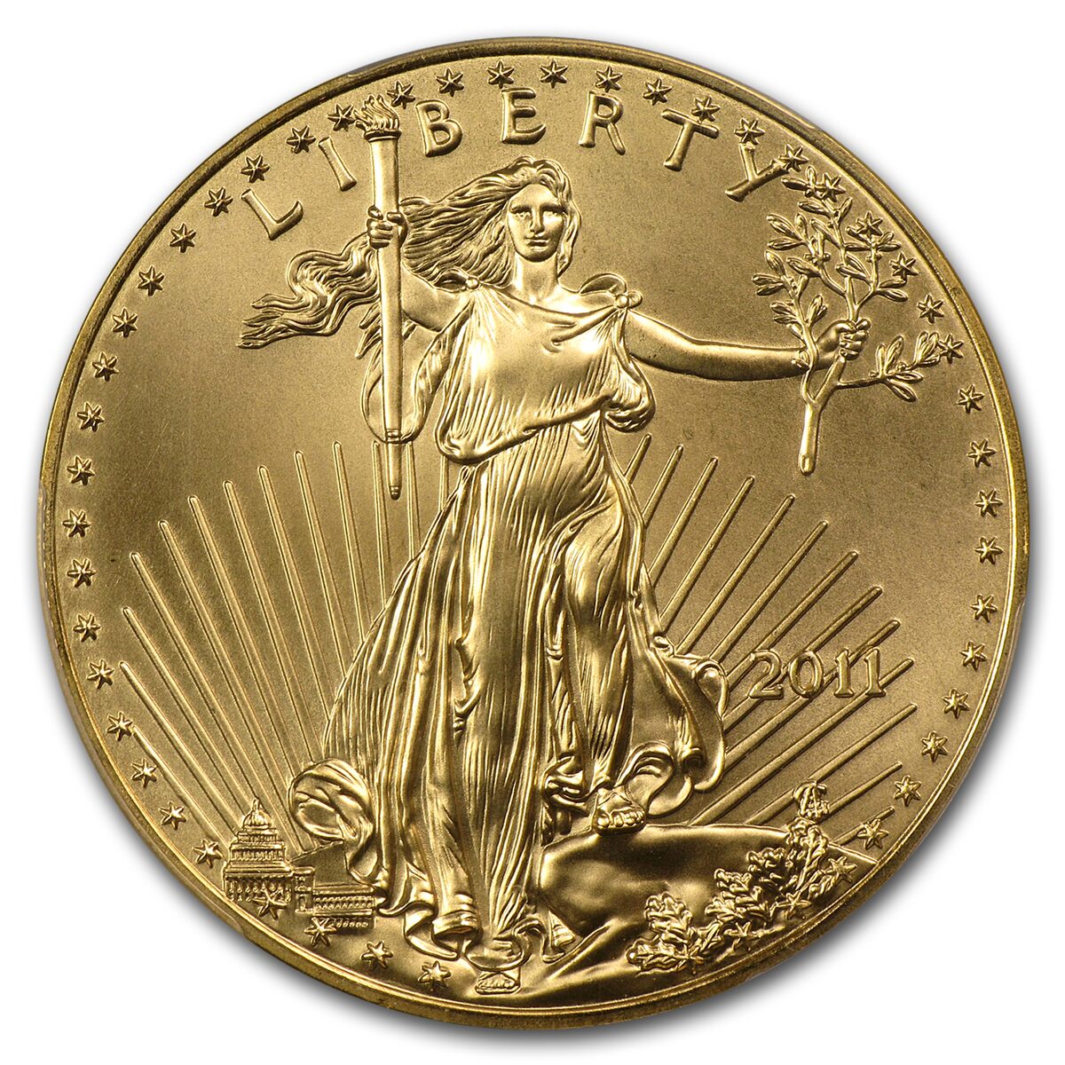 2011 1 oz American Gold Eagle MS-70 PCGS