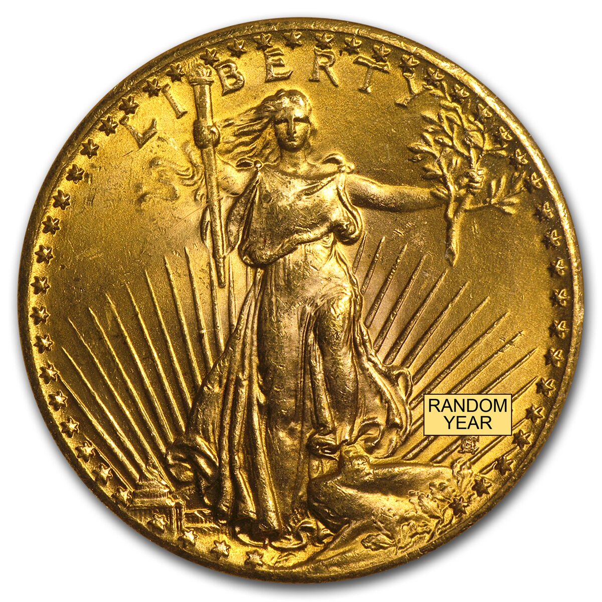 $20 St Gaudens Gold Double Eagle MS-65 PCGS/NGC (CAC)