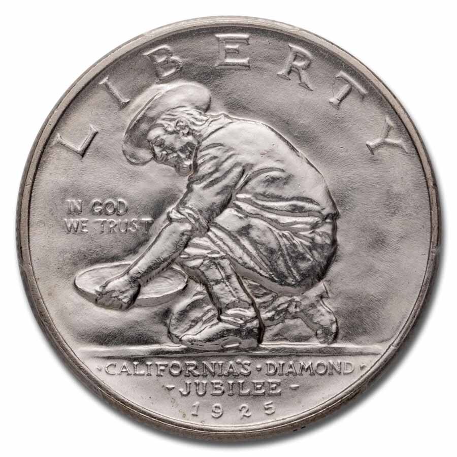 1925-S California Diamond Jubilee Half Dollar Commem MS-64 PCGS
