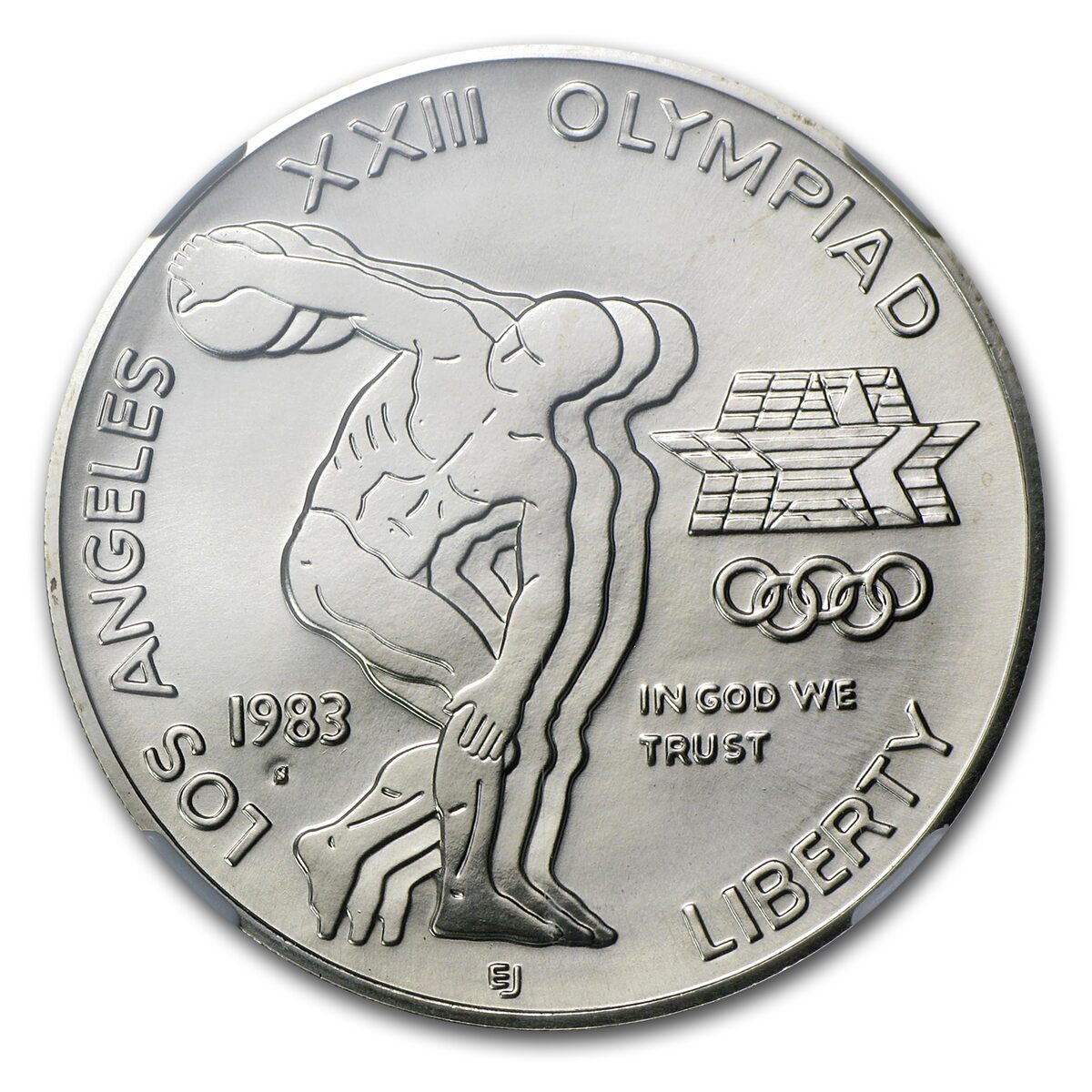 1983-S Olympic $1 Silver Commem MS-69 NGC