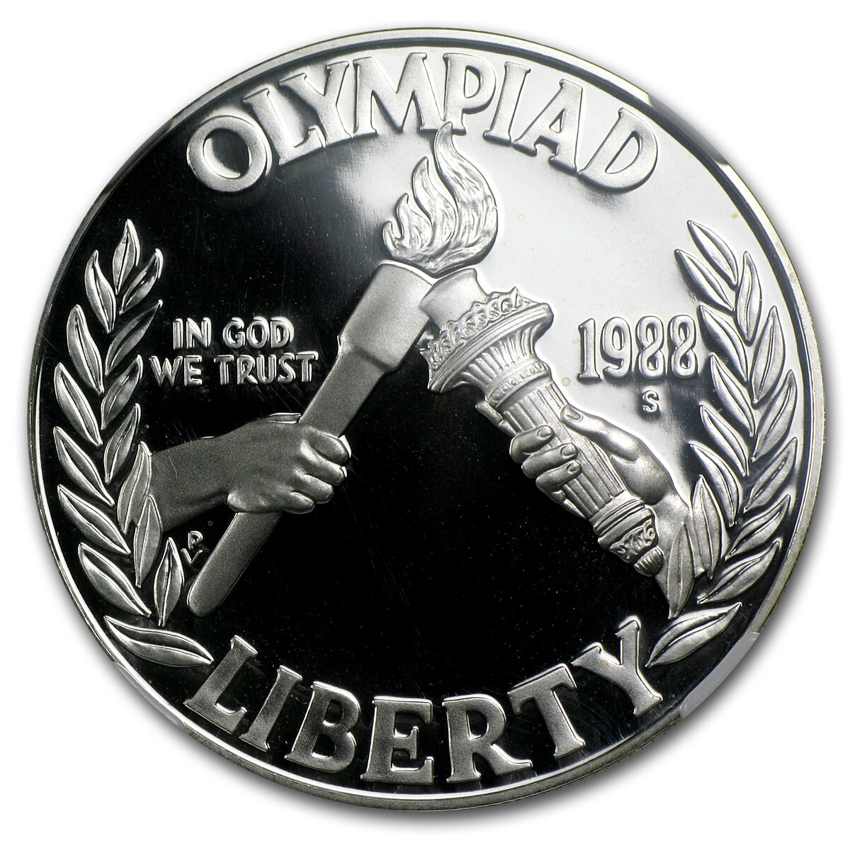 1988-S Olympic $1 Silver Commem PF-69 NGC