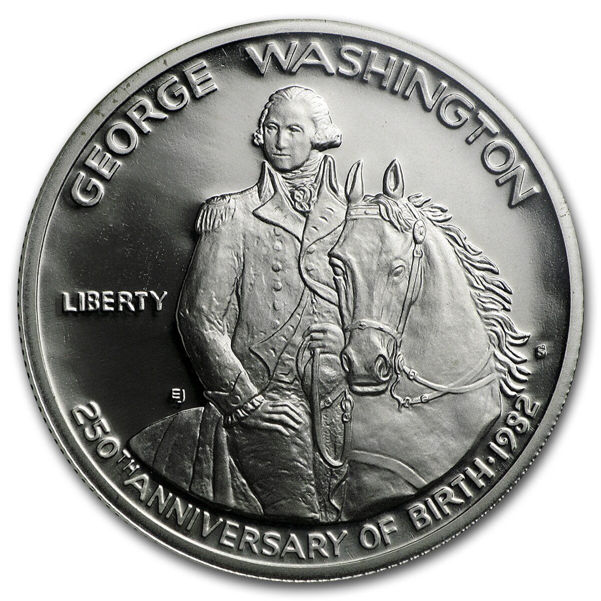 1982-S Silver George Washington 1/2 Dollar Commem PF-70 NGC