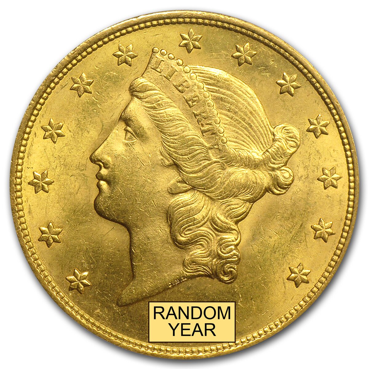 $20 Liberty Gold Double Eagle MS-63 PCGS (Random)