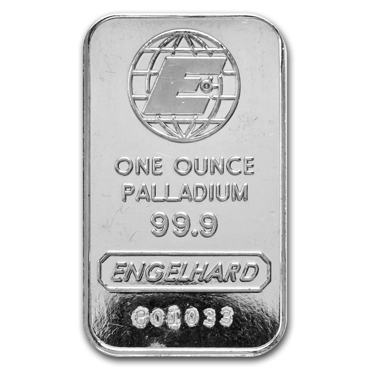 1 oz Palladium Bar - Engelhard