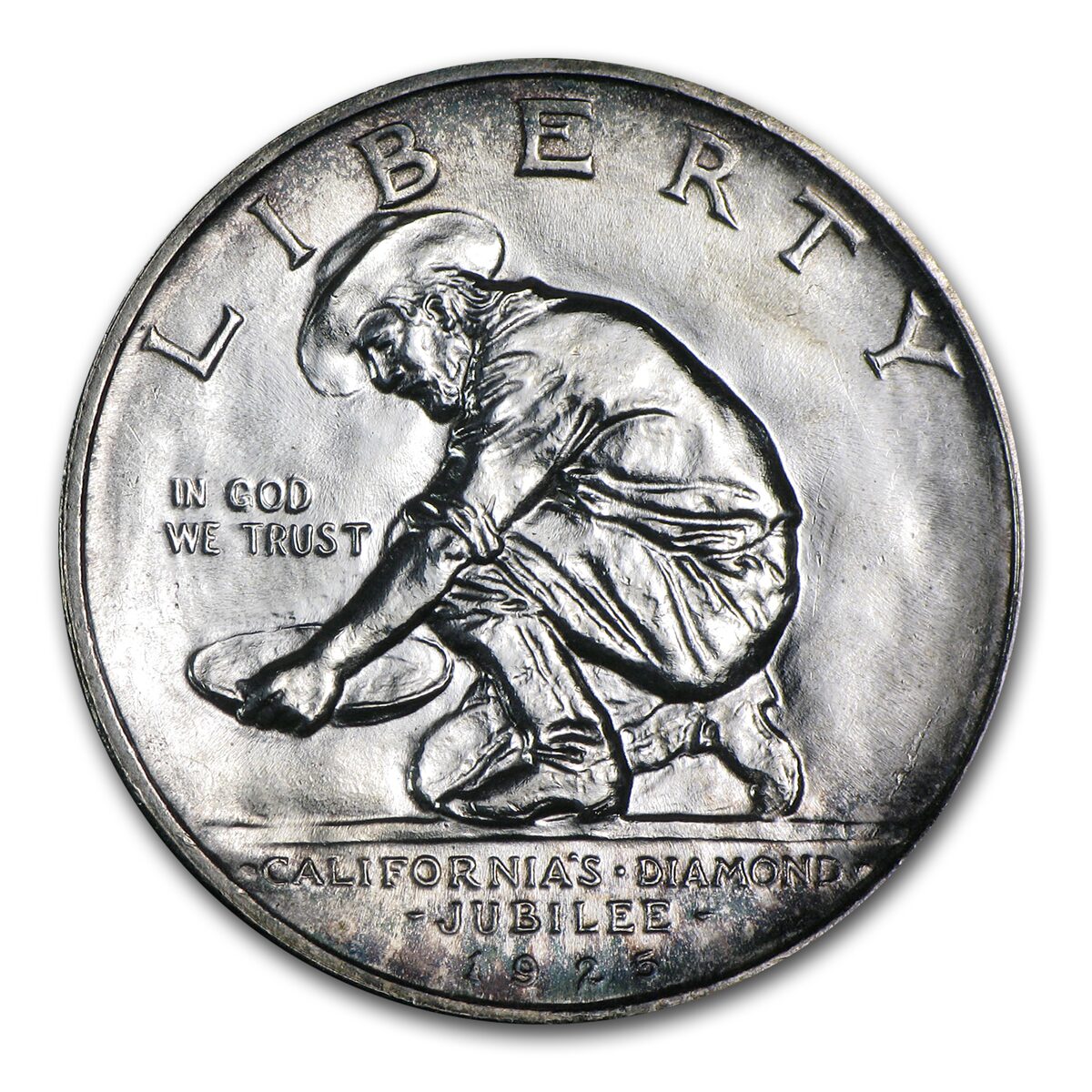 1925-S California Diamond Jubilee Commem Half BU