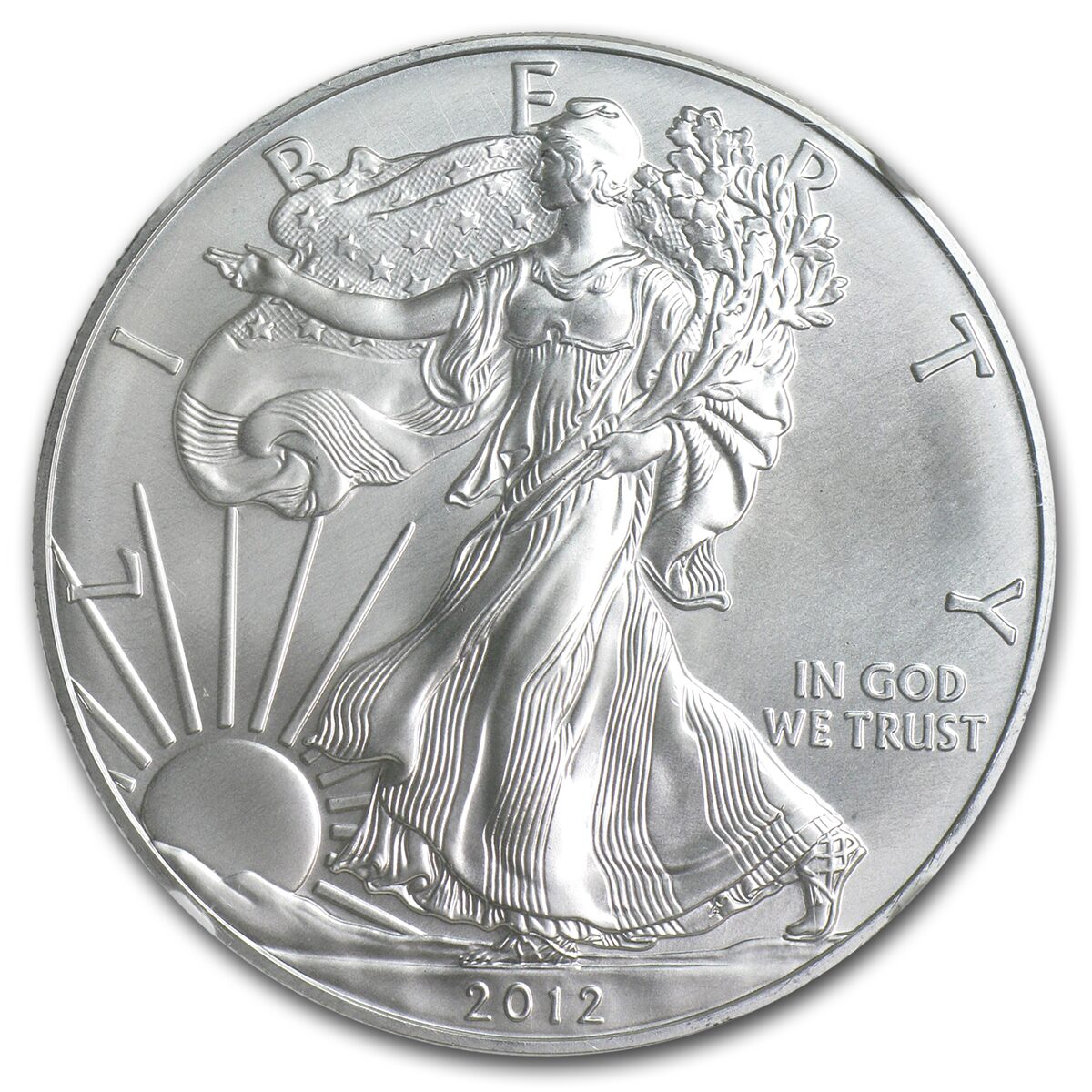 2012 (S) American Silver Eagle MS-69 NGC
