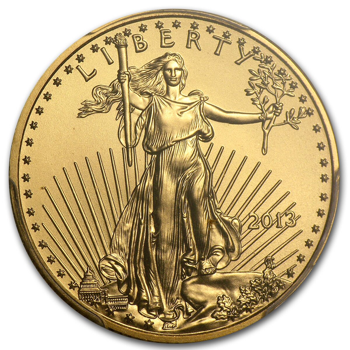 2013 1/4 oz American Gold Eagle MS-70 PCGS (FirstStrike®)