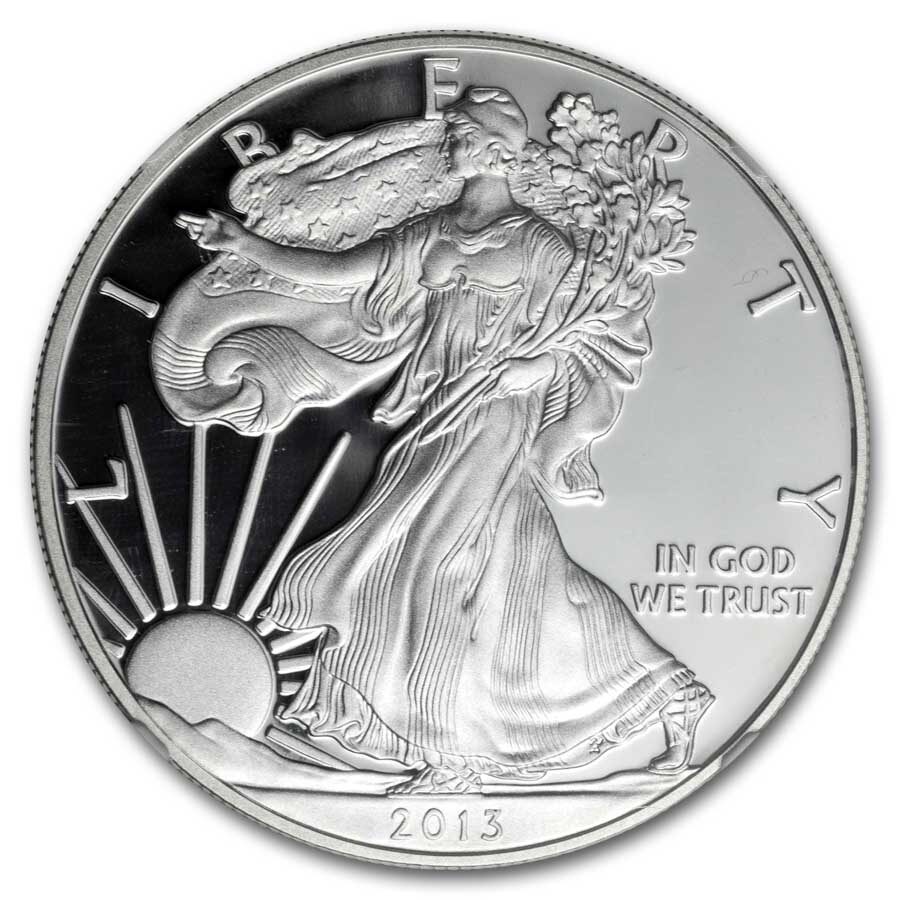 2013-W Proof American Silver Eagle PF-70 NGC (ER/FR)