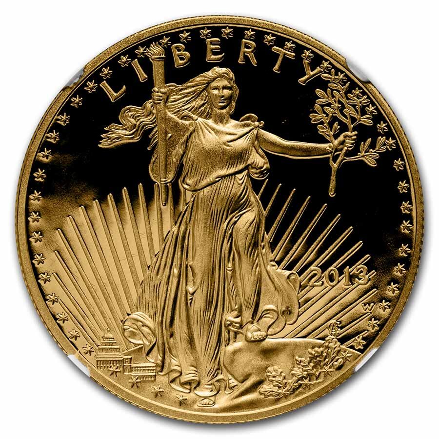 2013-W 1 oz Proof Gold Eagle PF-70 UCAM NGC (Early Releases)