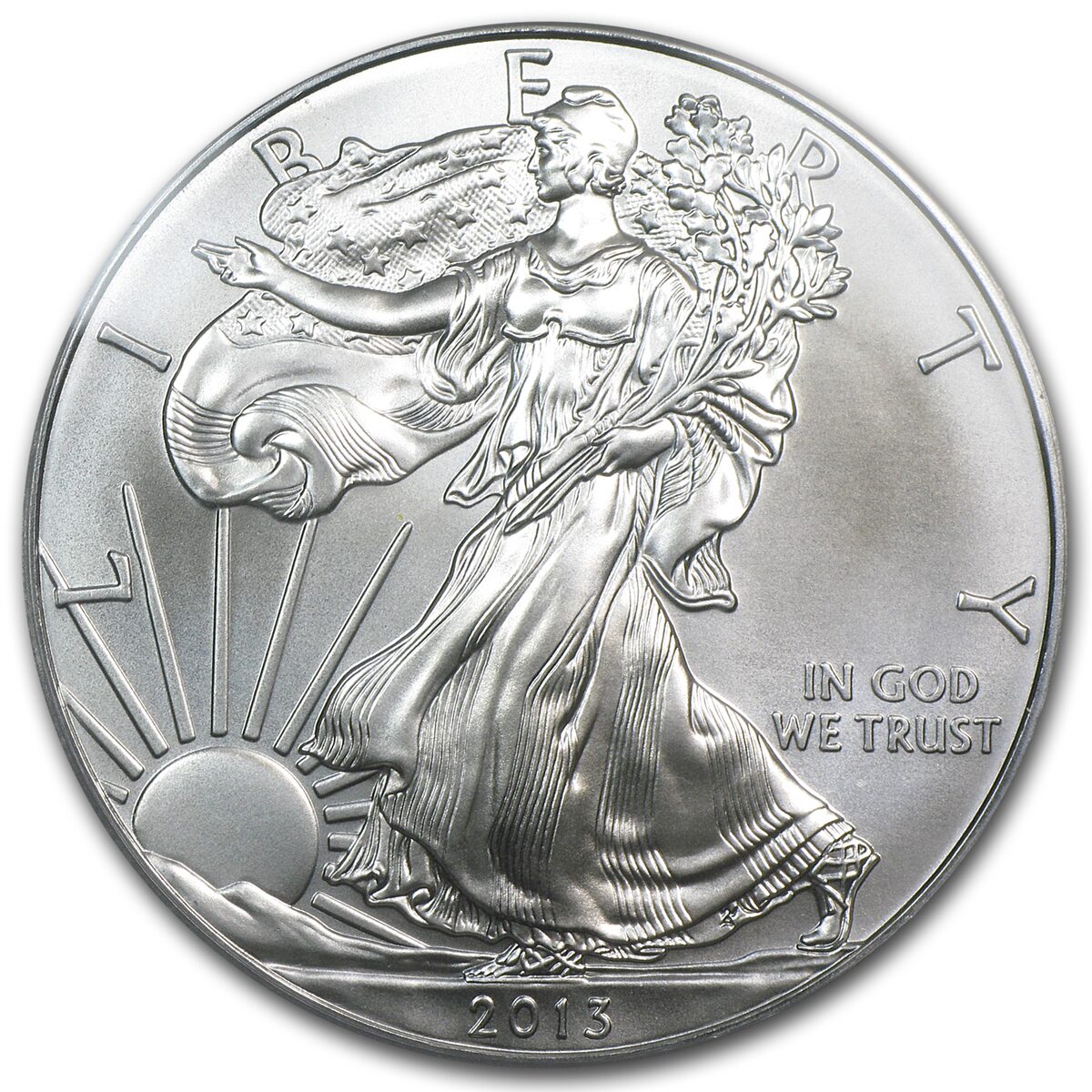 2013 (W) American Silver Eagle MS-70 PCGS (FirstStrike®)