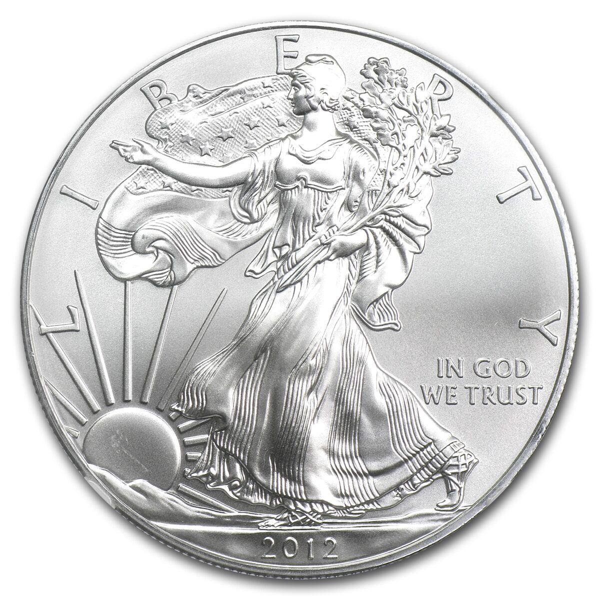 2012 American Silver Eagle MS-69 NGC (ALS Label, Early Release)