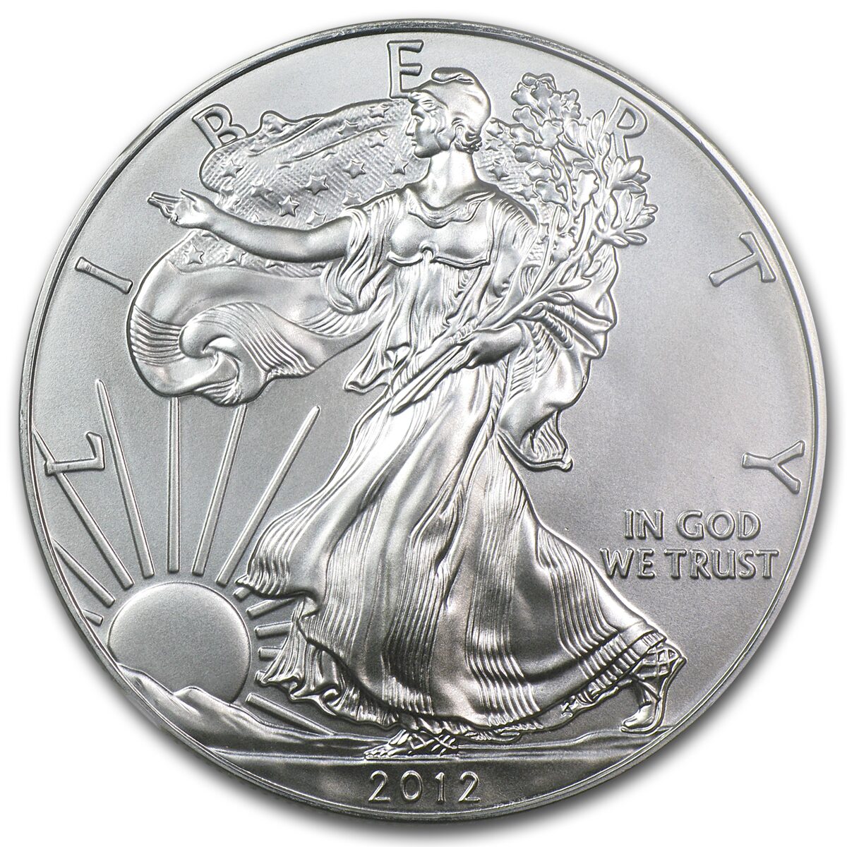2012 American Silver Eagle MS-69 NGC