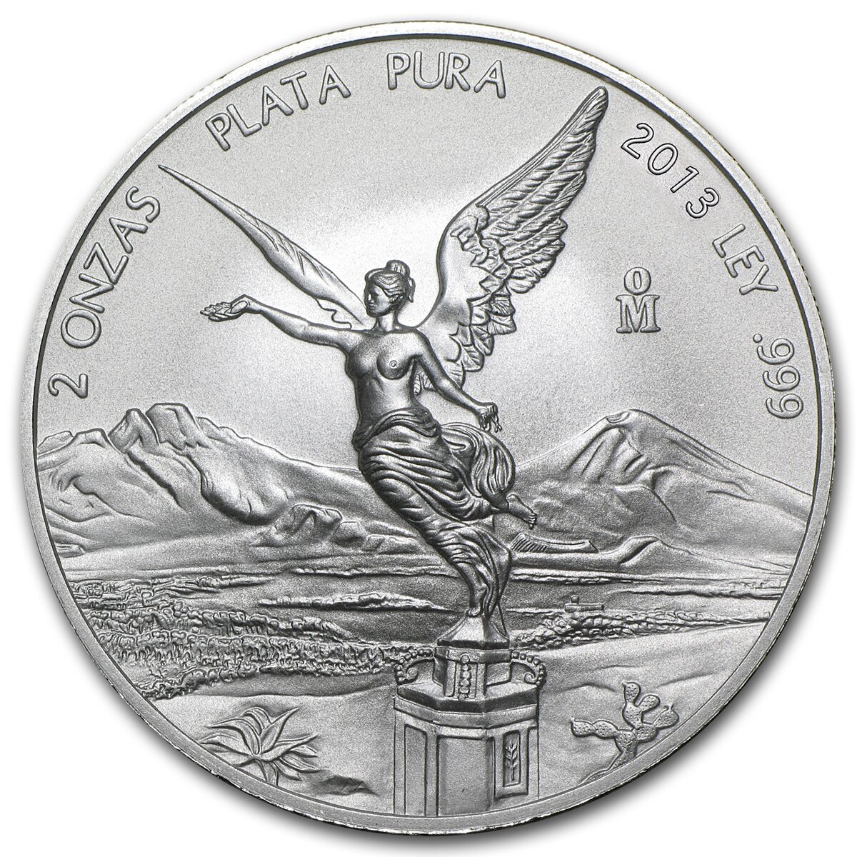 2013 Mexico 2 oz Silver Libertad BU