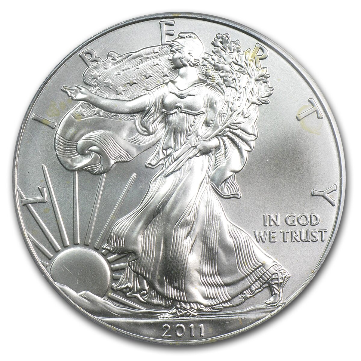 2011 Silver Eagle MS-69 PCGS (FS, 25th Anniversary)