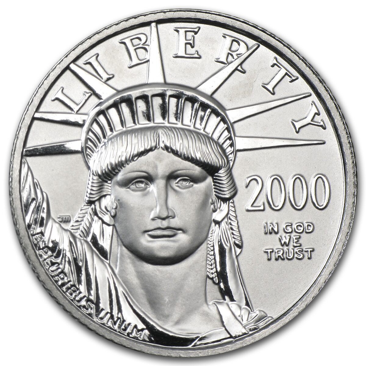 2000 1/4 oz American Platinum Eagle BU