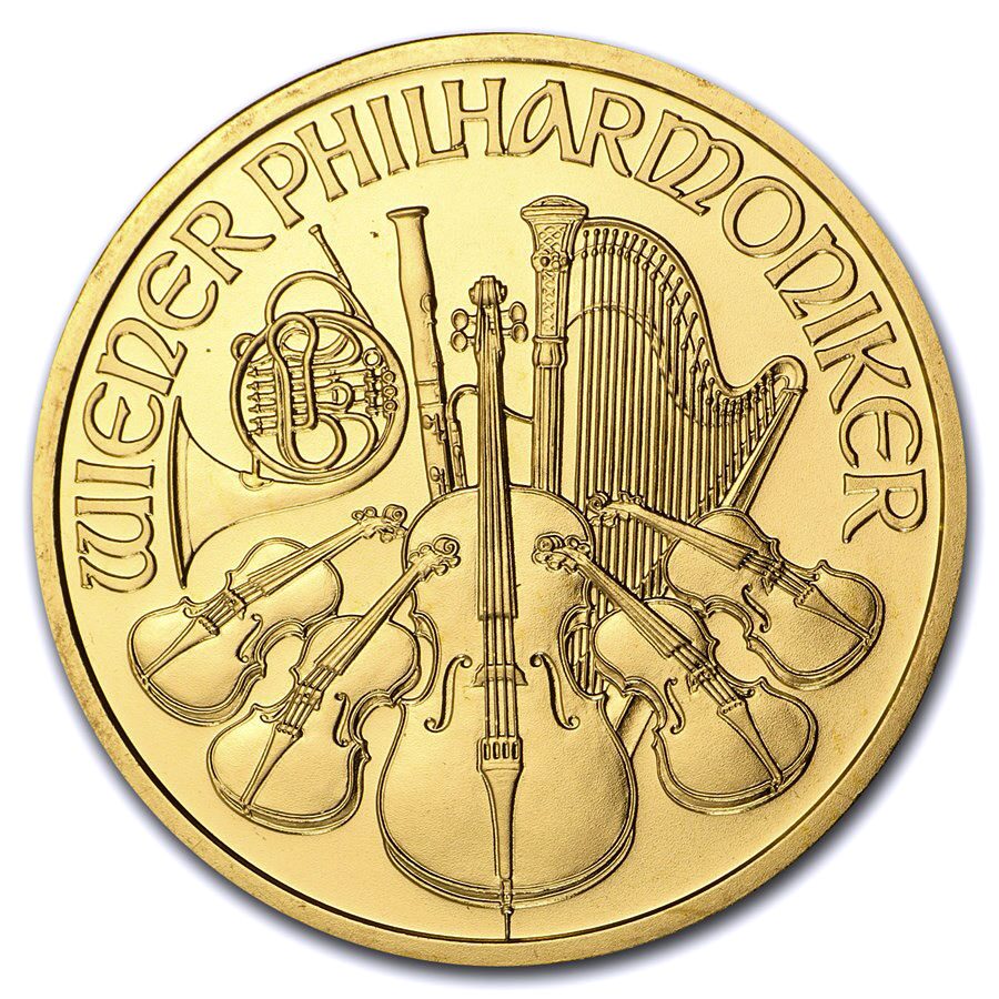 1997 Austria 1 oz Gold Philharmonic BU
