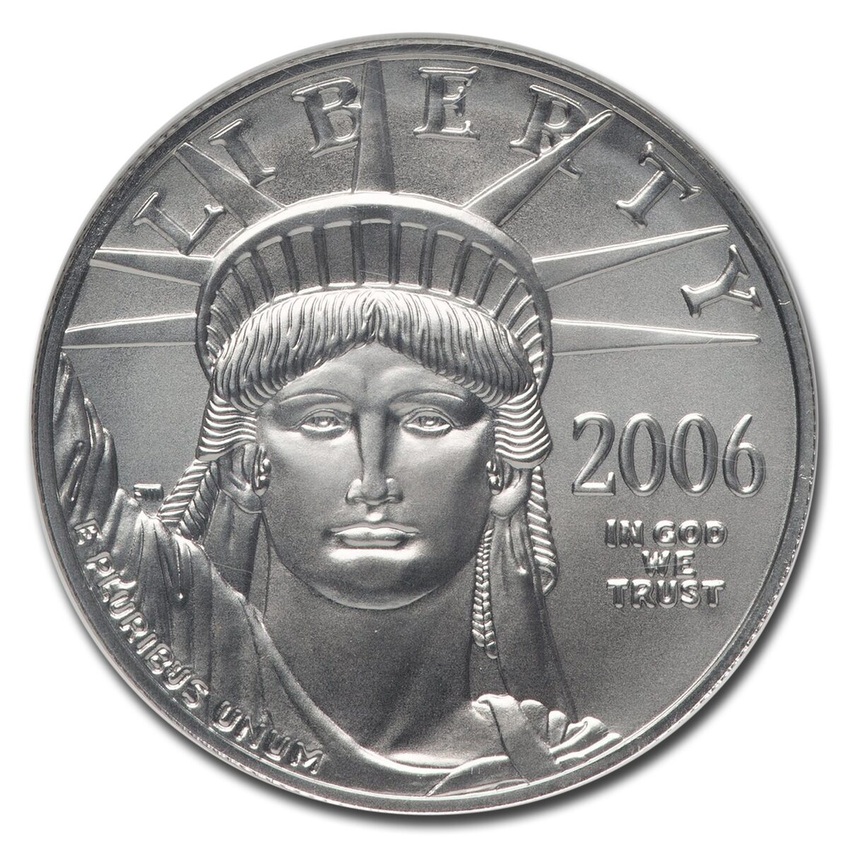 2006-W 1 oz Burnished American Platinum Eagle MS-70 NGC