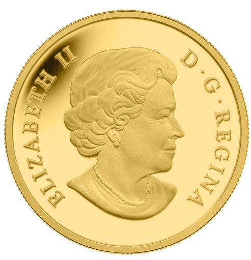 2013 Canada 1/4 oz Proof Gold $25 Arctic Fox