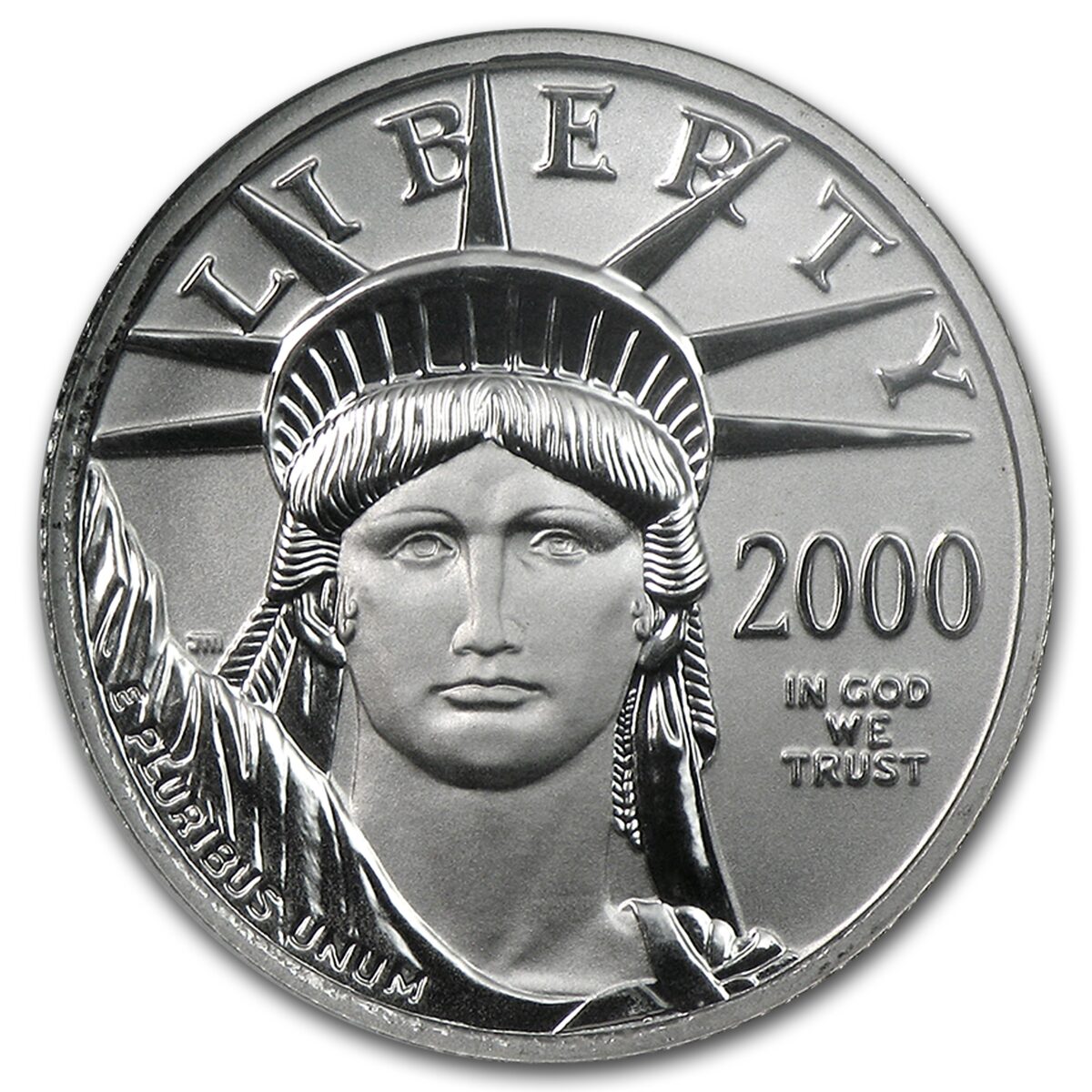 2000 1/10 oz American Platinum Eagle MS-69 NGC
