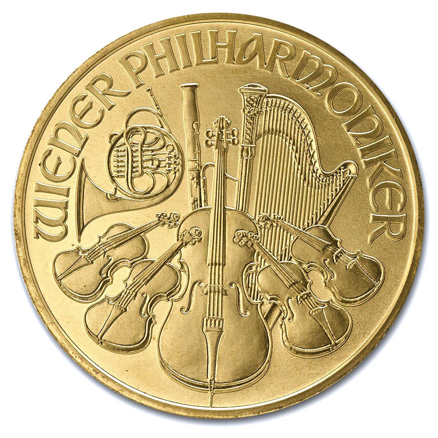 2003 Austria 1 oz Gold Philharmonic BU