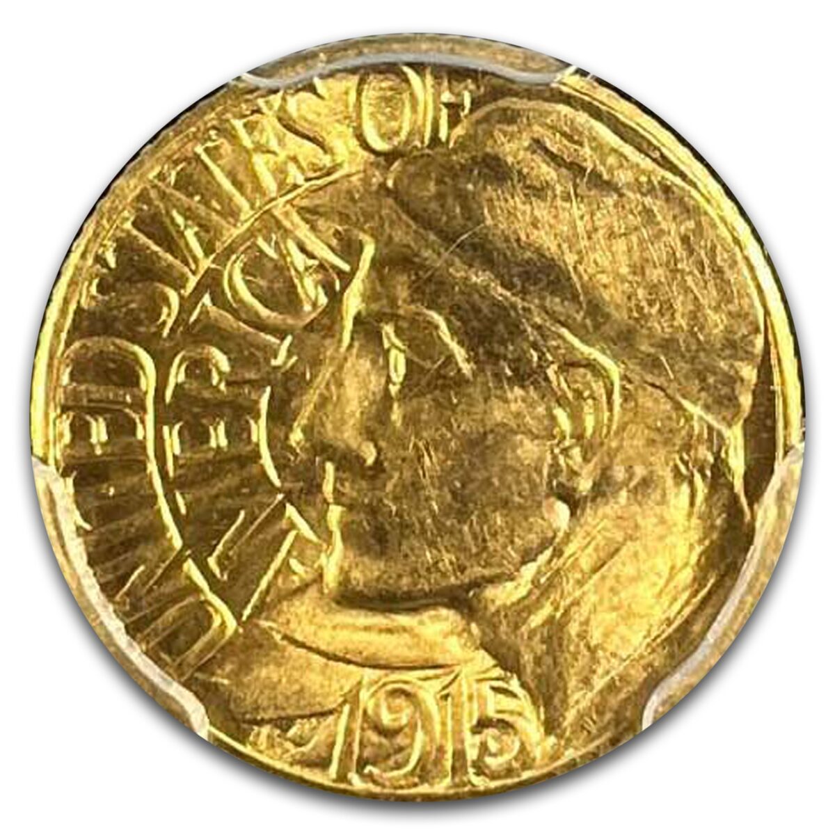 1915-S Gold $1.00 Panama-Pacific MS-64 PCGS