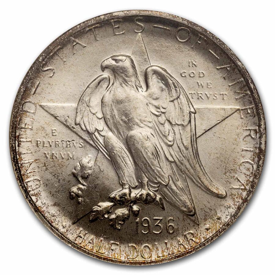 1936 Texas Centennial Half Dollar Commem MS-65 NGC