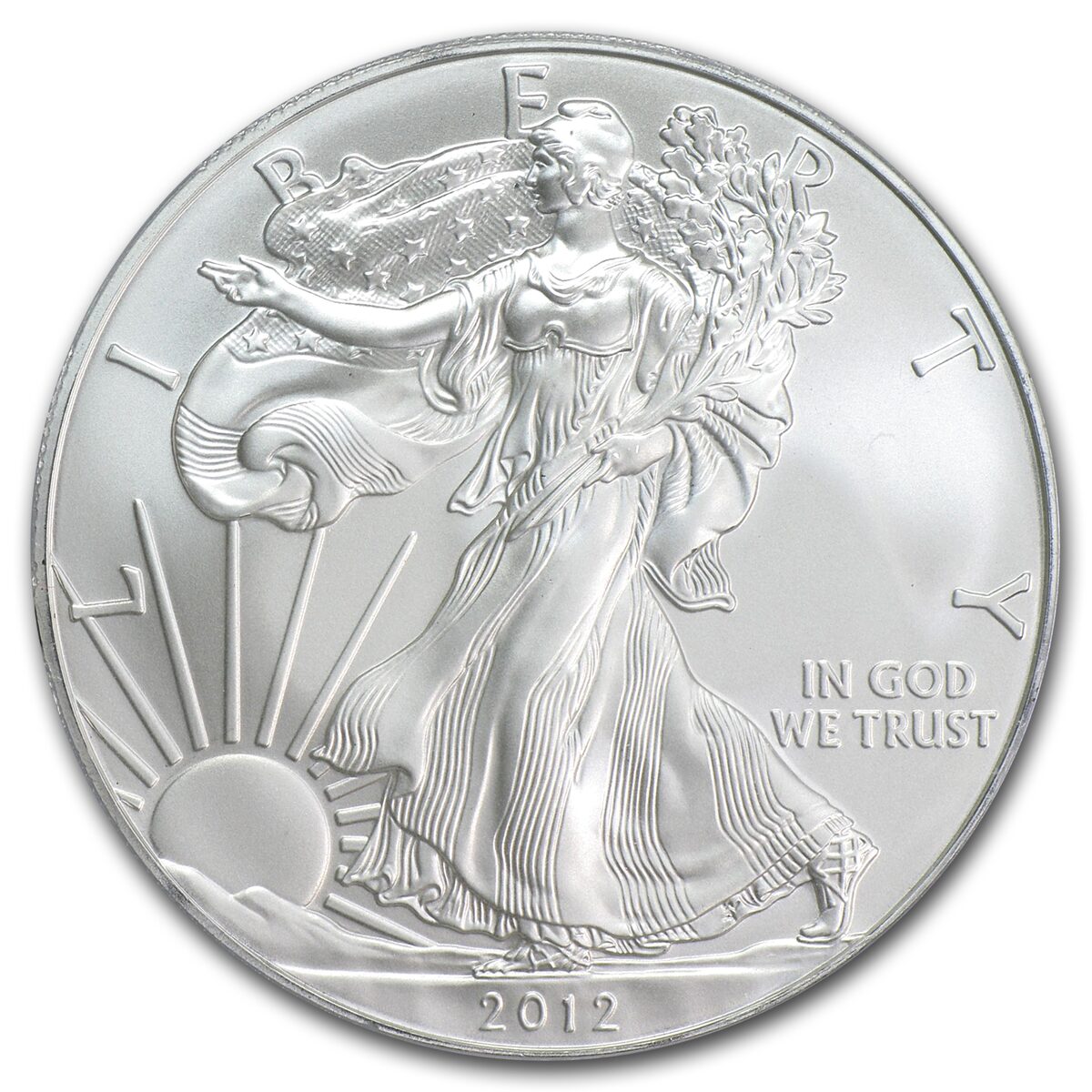 2012 (S) American Silver Eagle MS-70 PCGS (FirstStrike®)