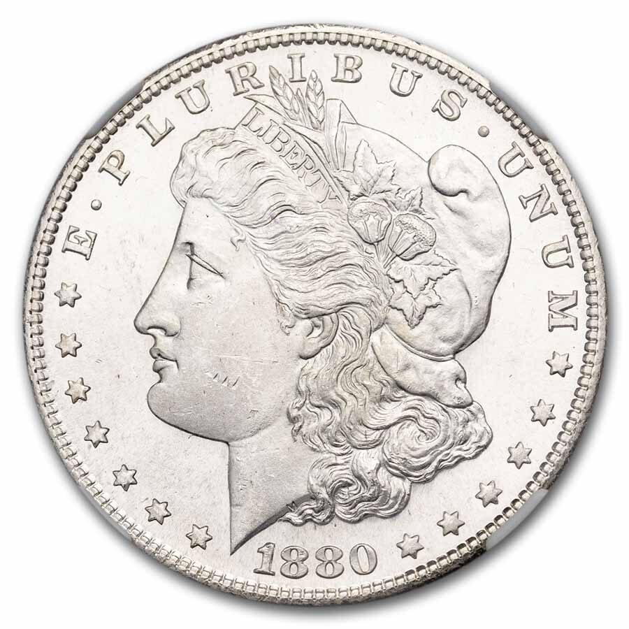 1880-S Morgan Dollar MS-64 NGC