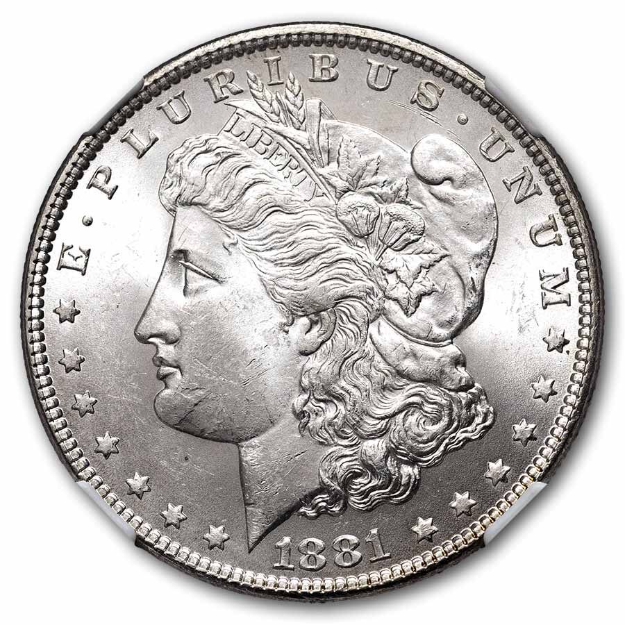 1881 Morgan Dollar MS-63 NGC