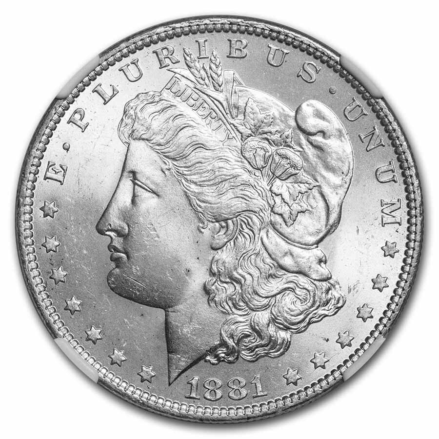 1881-O Morgan Dollar MS-64 NGC