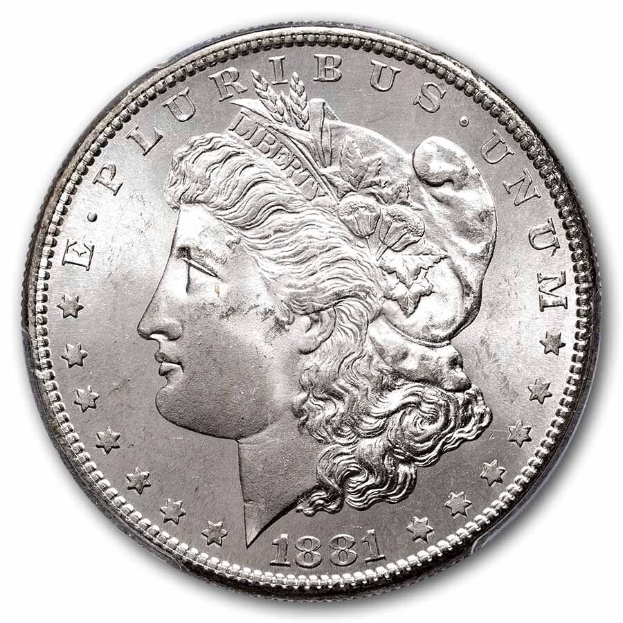 1881-S Morgan Dollar MS-64 PCGS