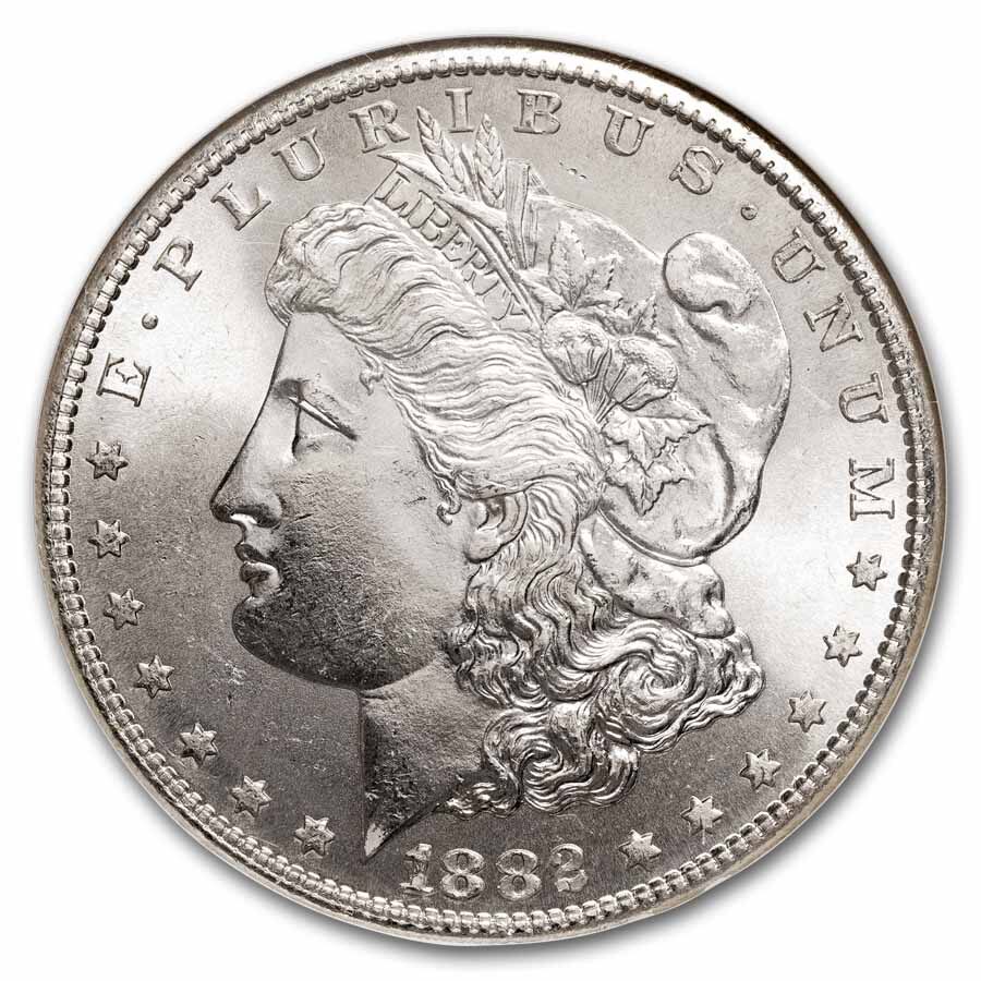 1882-S Morgan Dollar MS-64 NGC