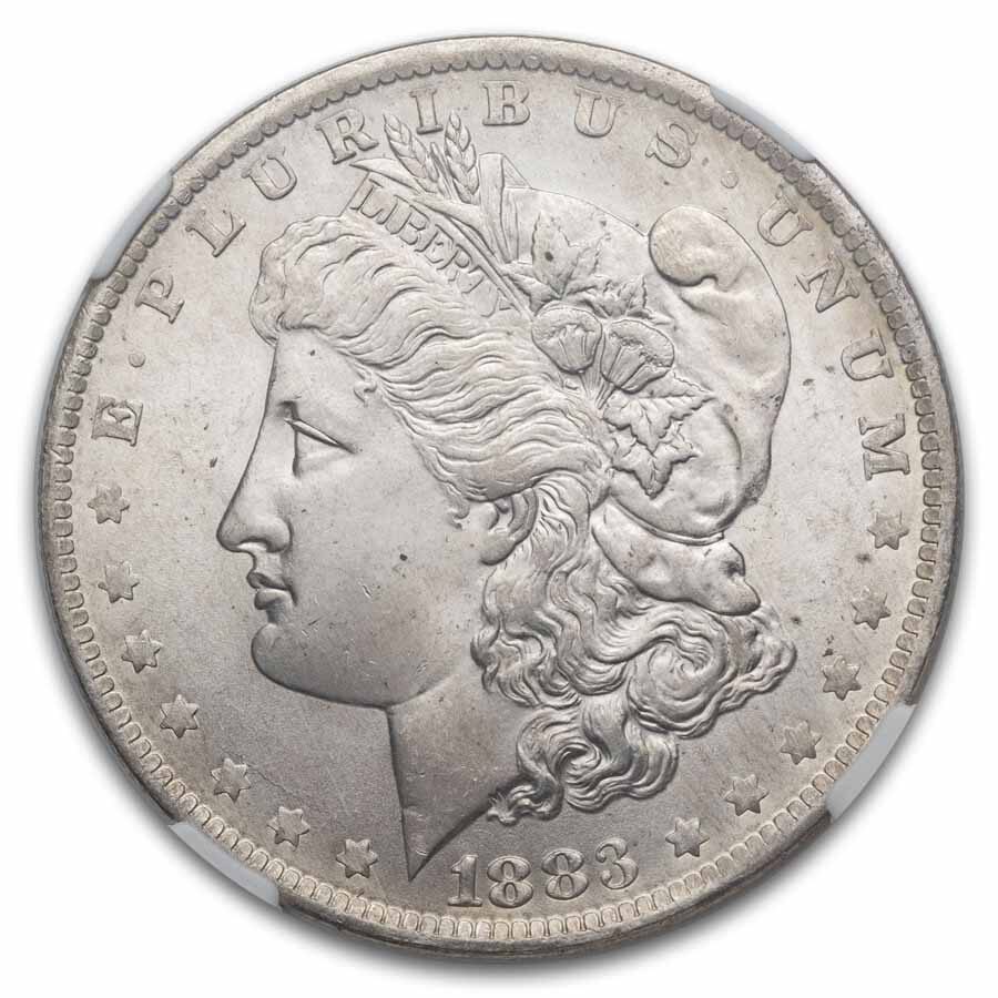 1883-O Morgan Dollar MS-64 NGC